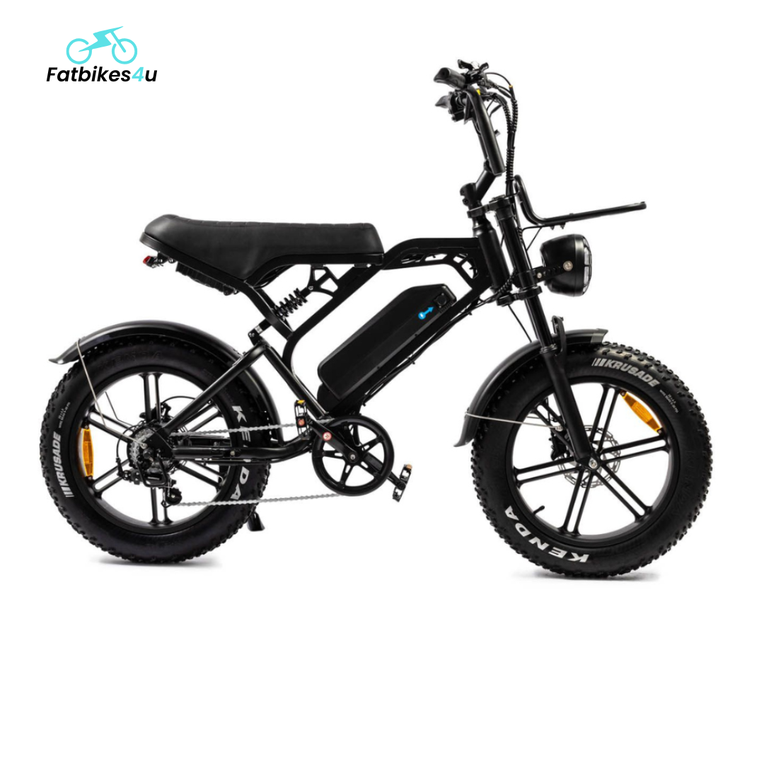 V20 Pro 2025 | Schwarz | Elektrisches Fatbike | 250W - Fatbikes4u