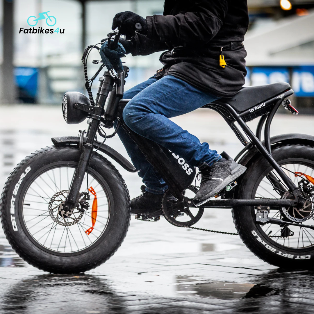 V20 Pro 2025 | Schwarz | Elektrisches Fatbike | 250W - Fatbikes4u