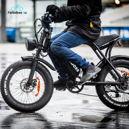 V20 Pro 2025 | Schwarz | Elektrisches Fatbike | 250W - Fatbikes4u